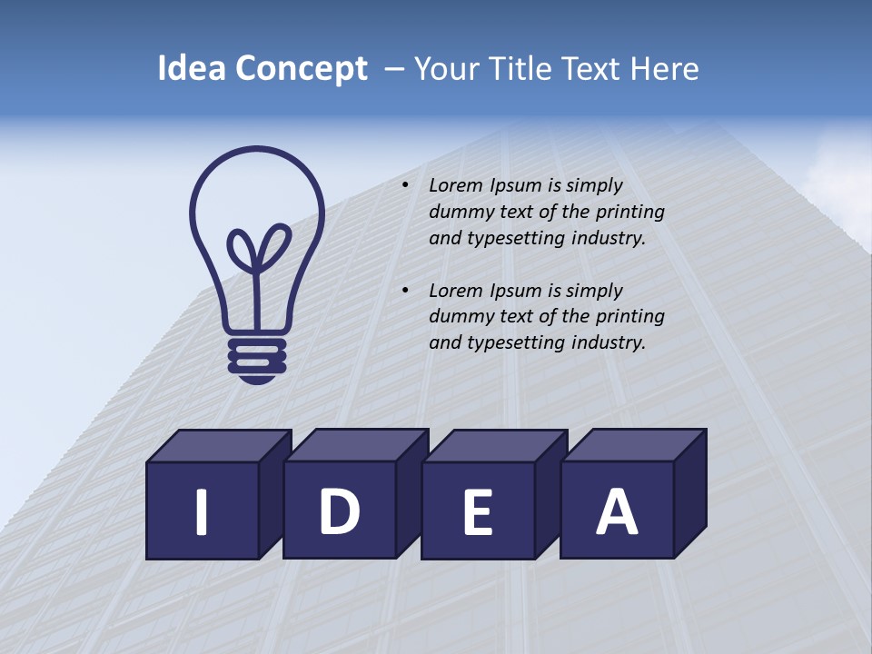 Building Prestige Prestigious PowerPoint Template