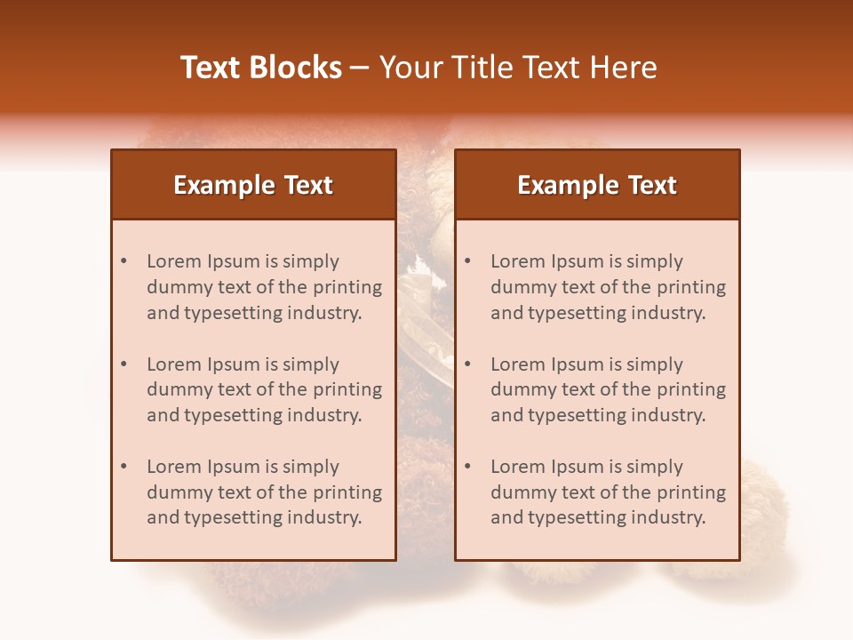 Heart Stuffed Sweet PowerPoint Template