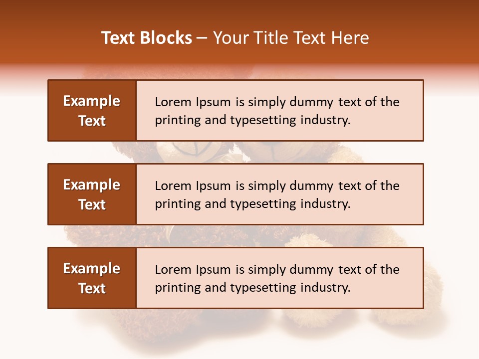 Heart Stuffed Sweet PowerPoint Template