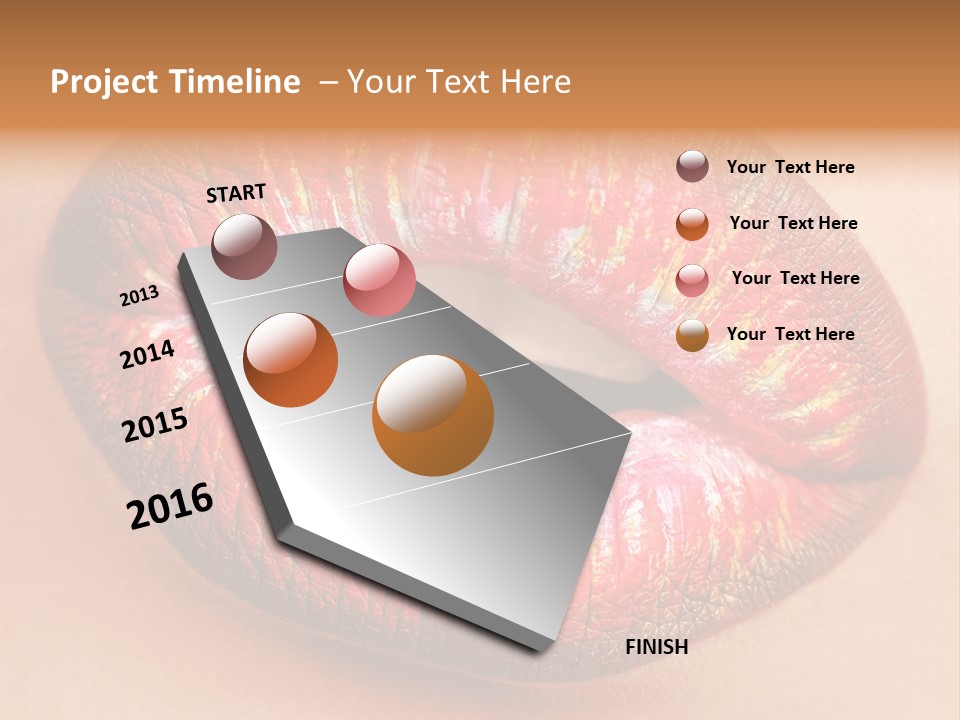 Fashion Multicolored Expression PowerPoint Template
