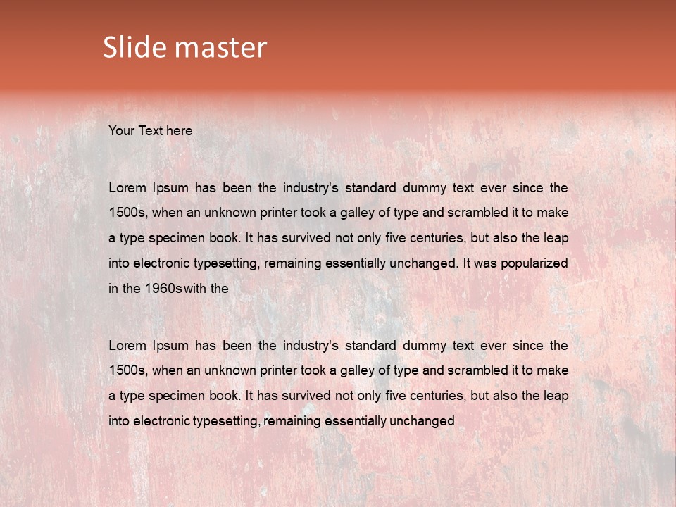 Stroke Background Battered PowerPoint Template