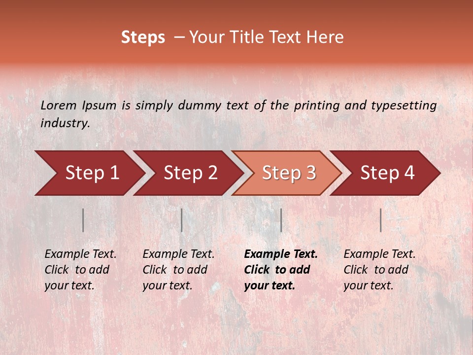 Stroke Background Battered PowerPoint Template