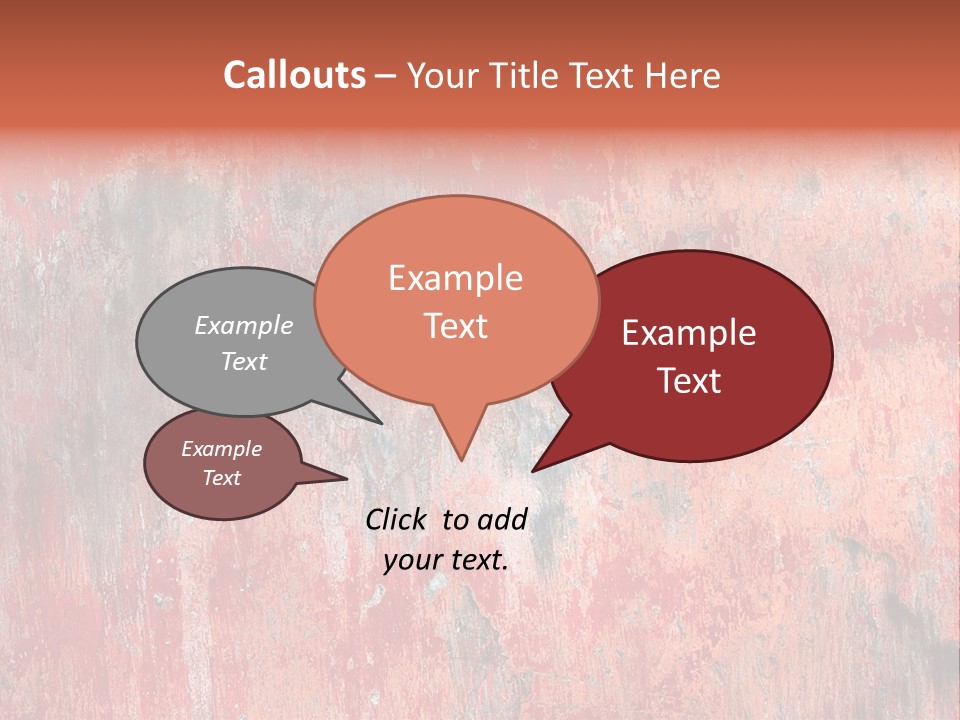 Stroke Background Battered PowerPoint Template