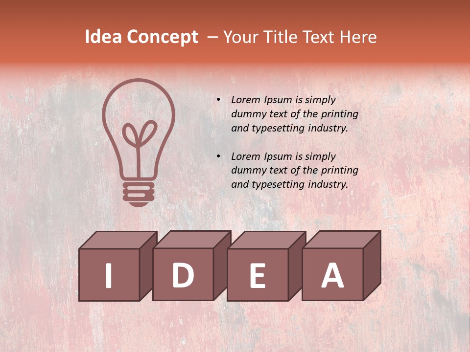 Stroke Background Battered PowerPoint Template