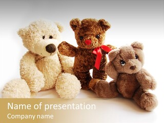 Small Fluffy Childhood PowerPoint Template