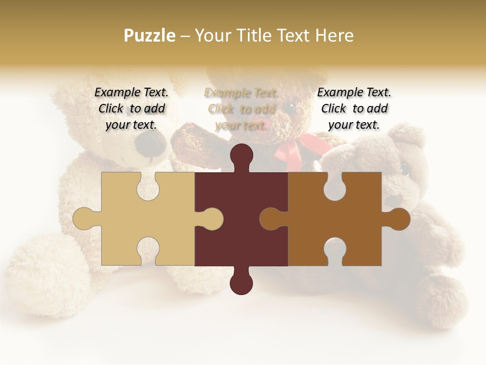 Small Fluffy Childhood PowerPoint Template