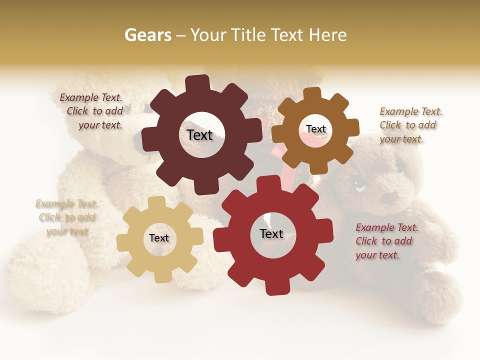 Small Fluffy Childhood PowerPoint Template