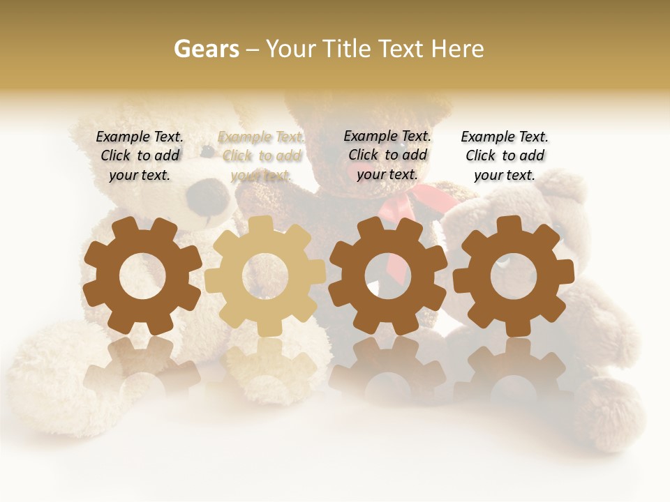 Small Fluffy Childhood PowerPoint Template