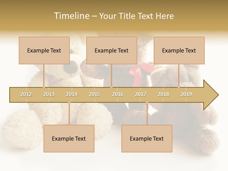 Small Fluffy Childhood PowerPoint Template