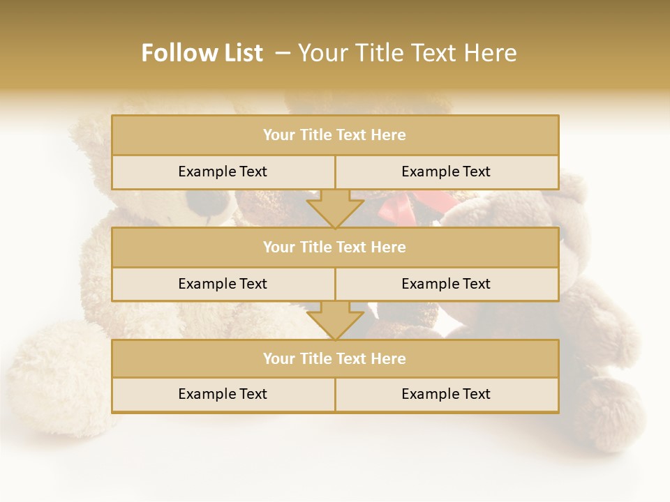 Small Fluffy Childhood PowerPoint Template