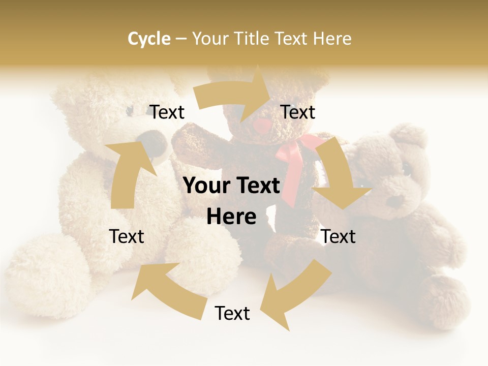 Small Fluffy Childhood PowerPoint Template