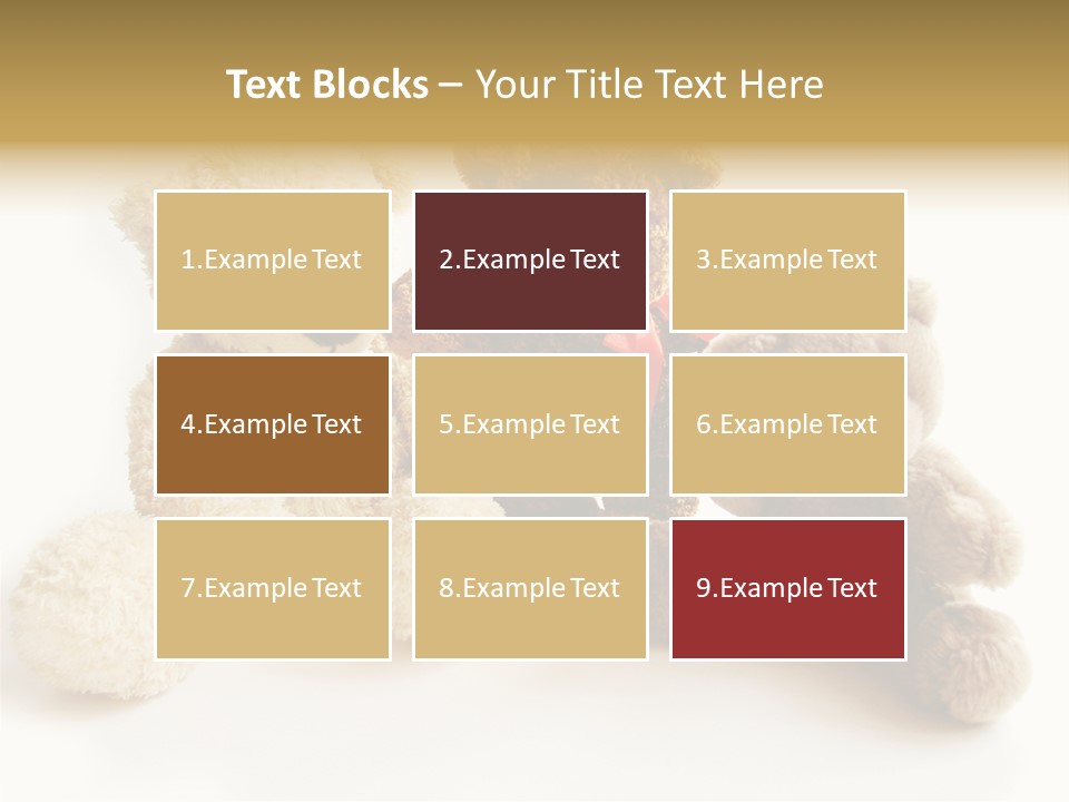 Small Fluffy Childhood PowerPoint Template