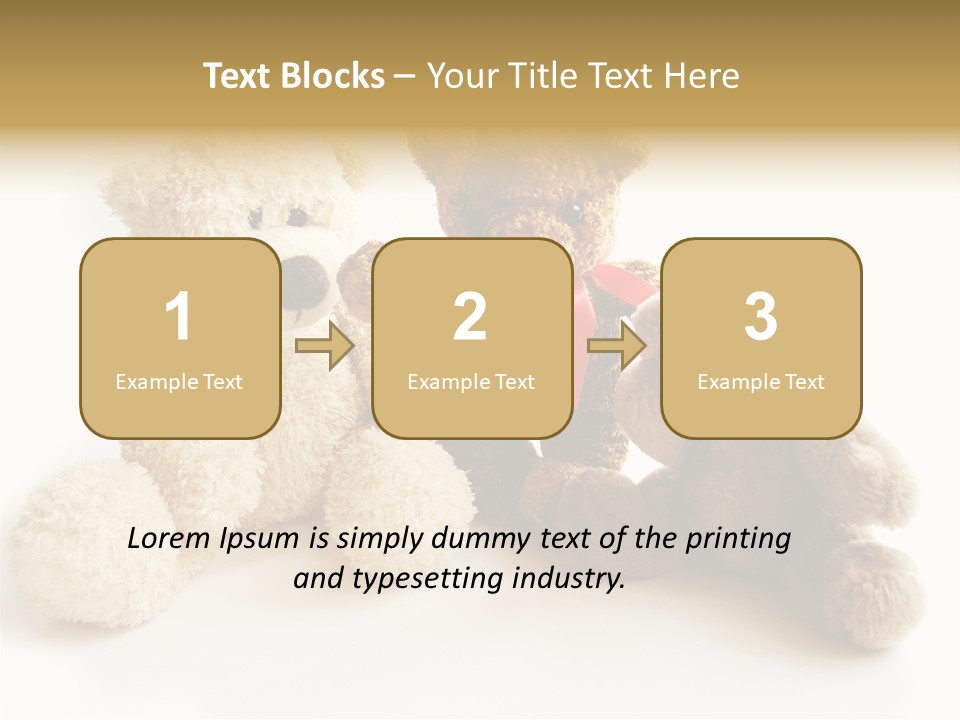 Small Fluffy Childhood PowerPoint Template