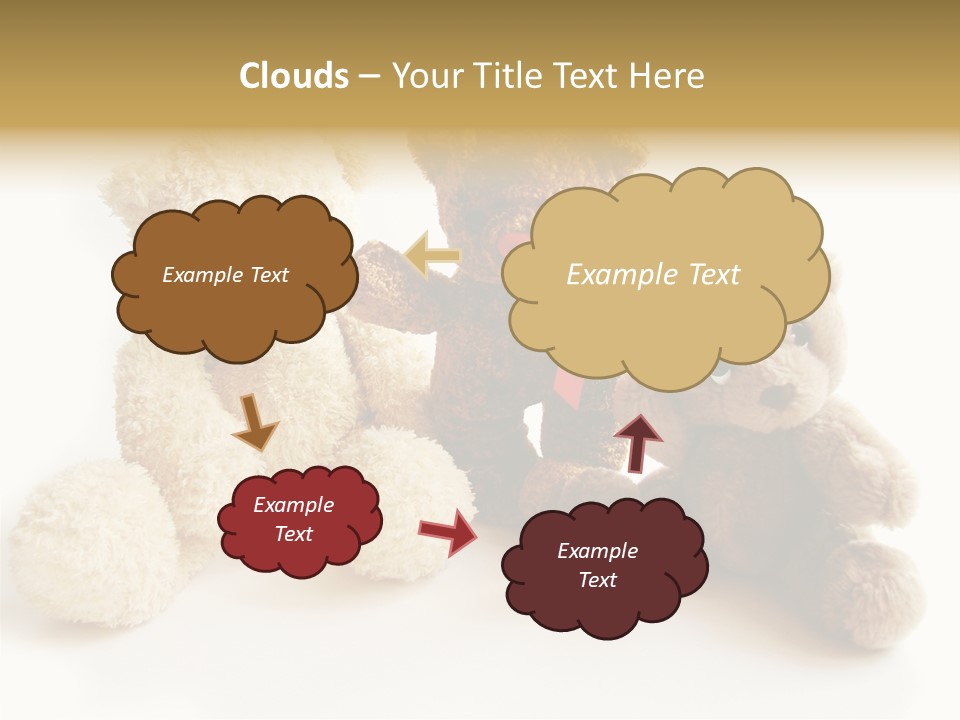 Small Fluffy Childhood PowerPoint Template