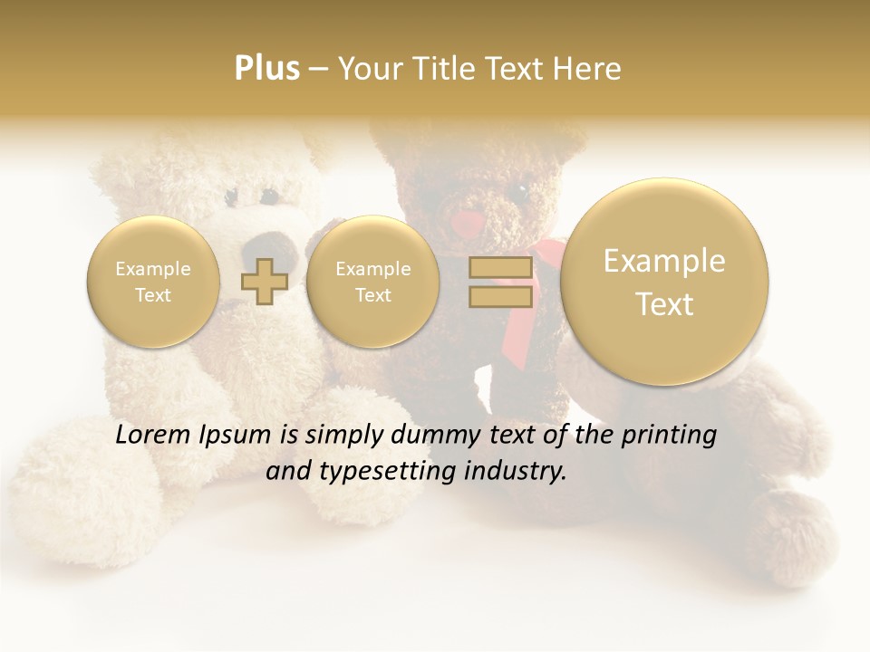 Small Fluffy Childhood PowerPoint Template