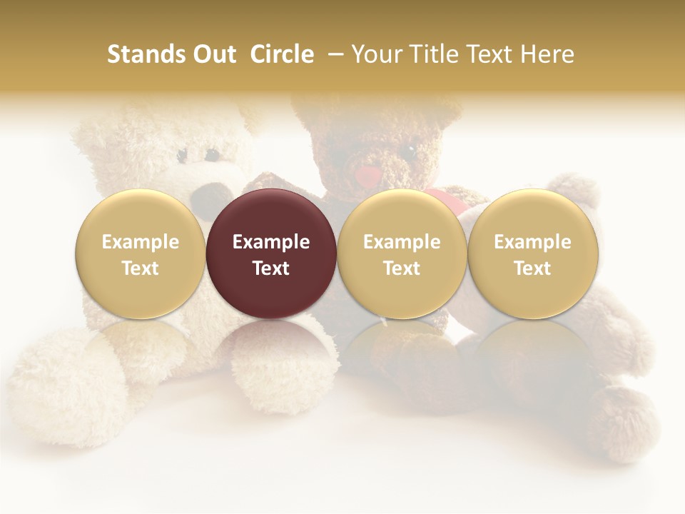 Small Fluffy Childhood PowerPoint Template