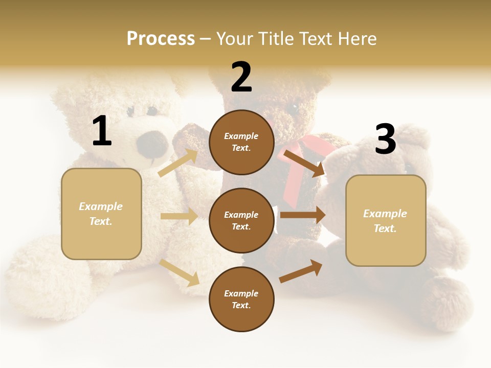 Small Fluffy Childhood PowerPoint Template