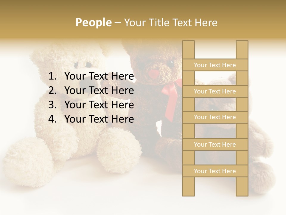 Small Fluffy Childhood PowerPoint Template