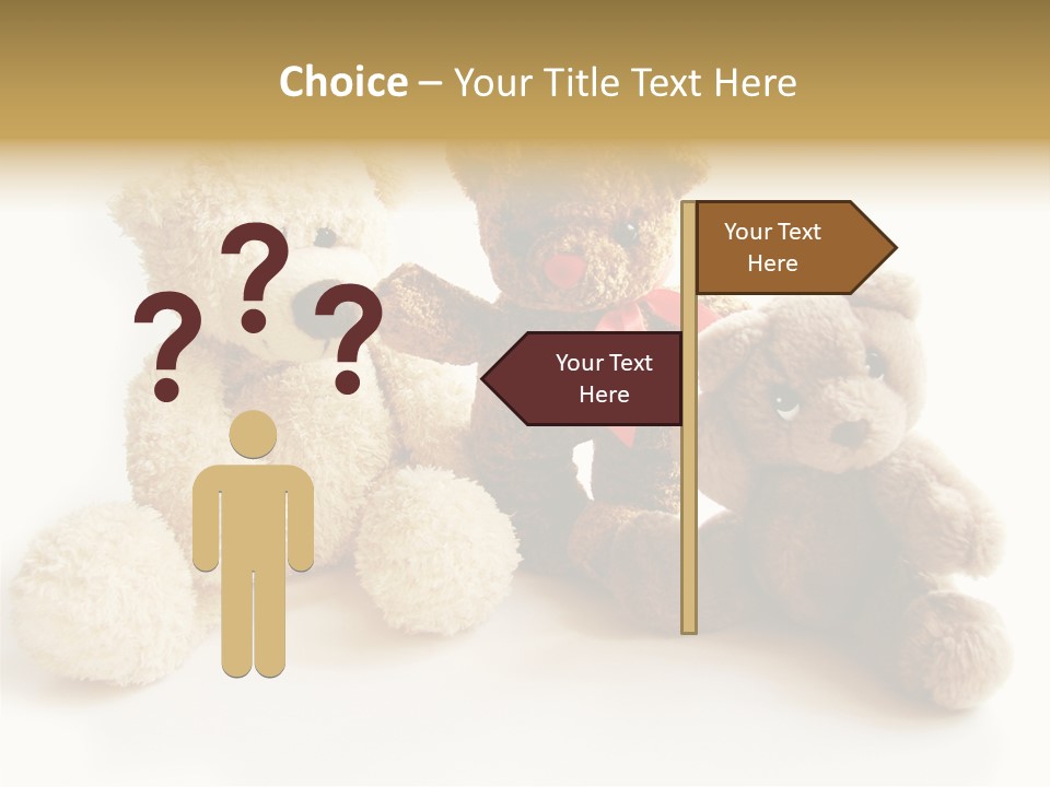 Small Fluffy Childhood PowerPoint Template