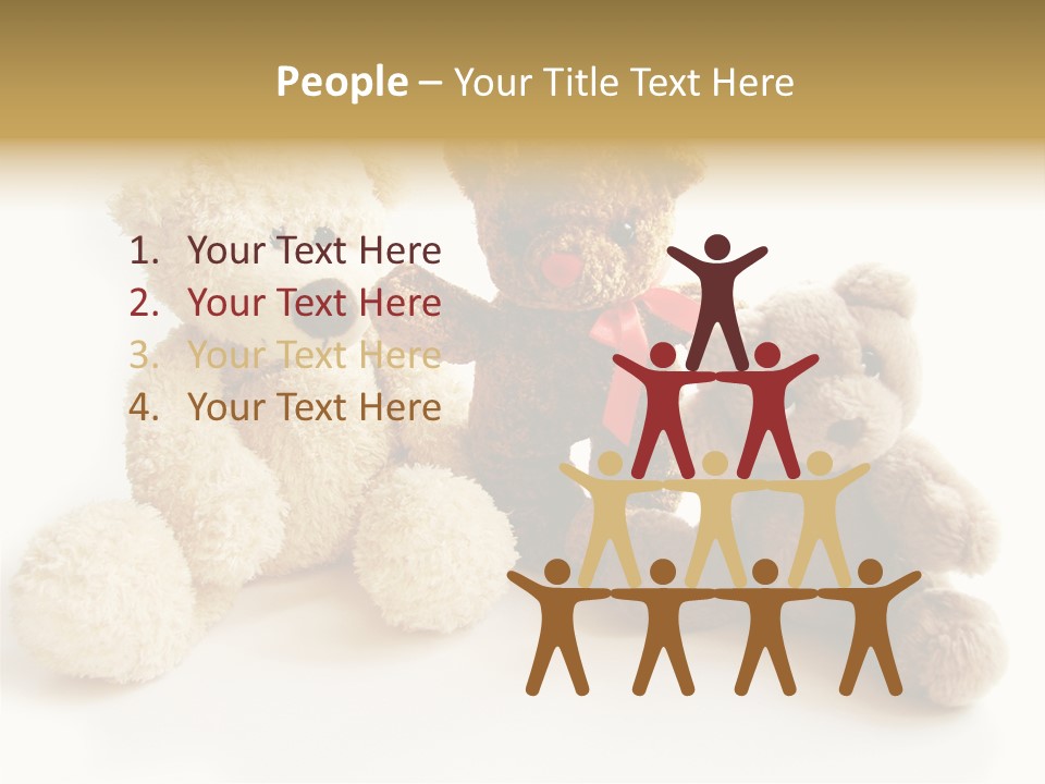 Small Fluffy Childhood PowerPoint Template