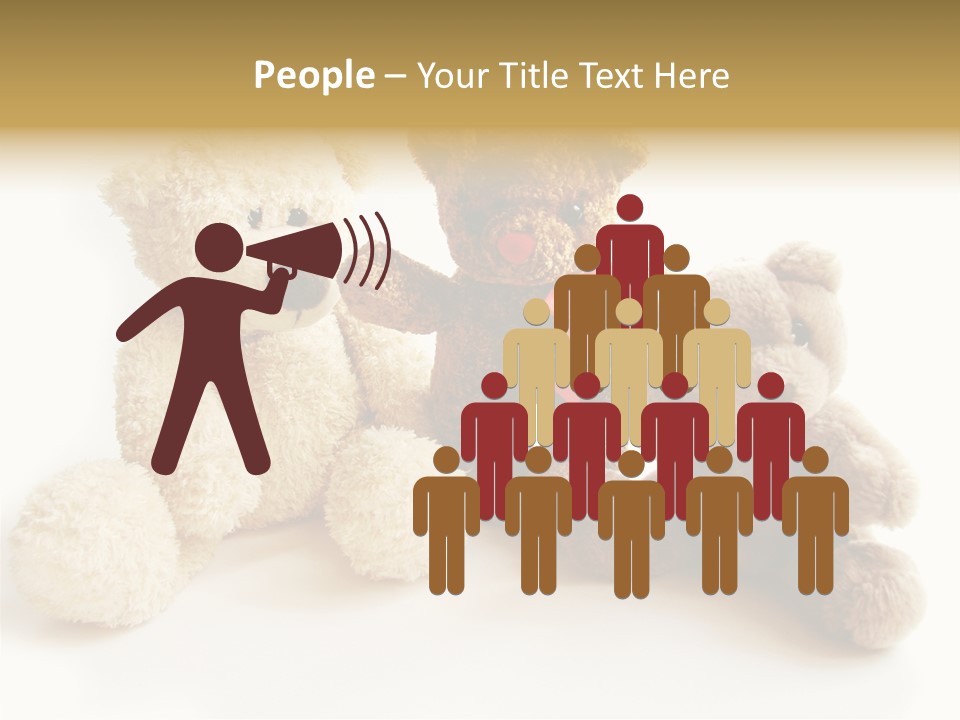 Small Fluffy Childhood PowerPoint Template