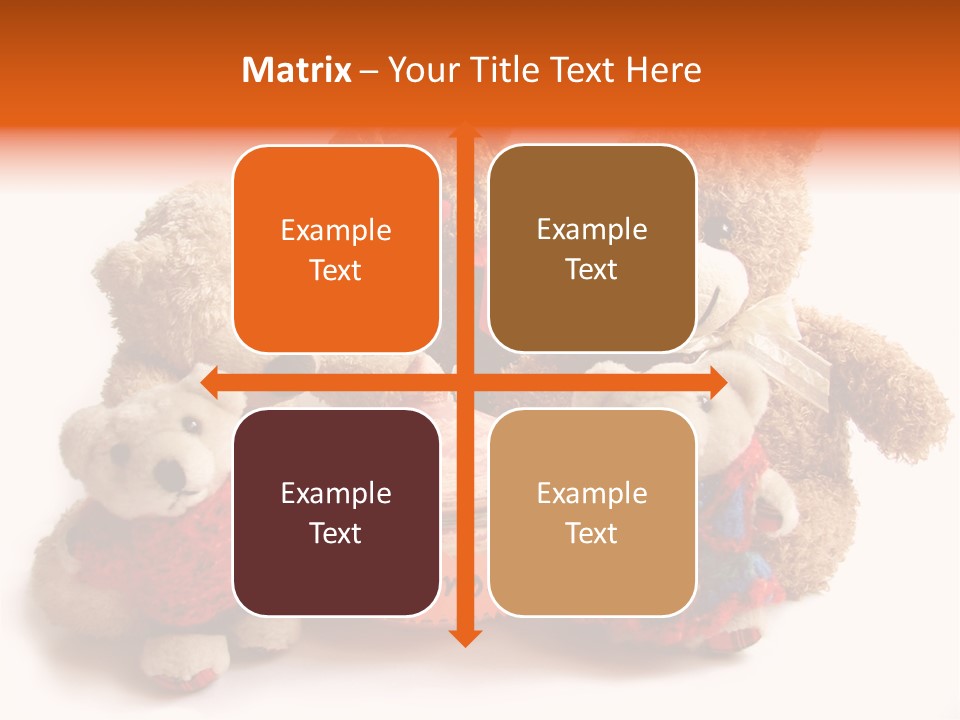 Jar Teddy Bear Honey PowerPoint Template