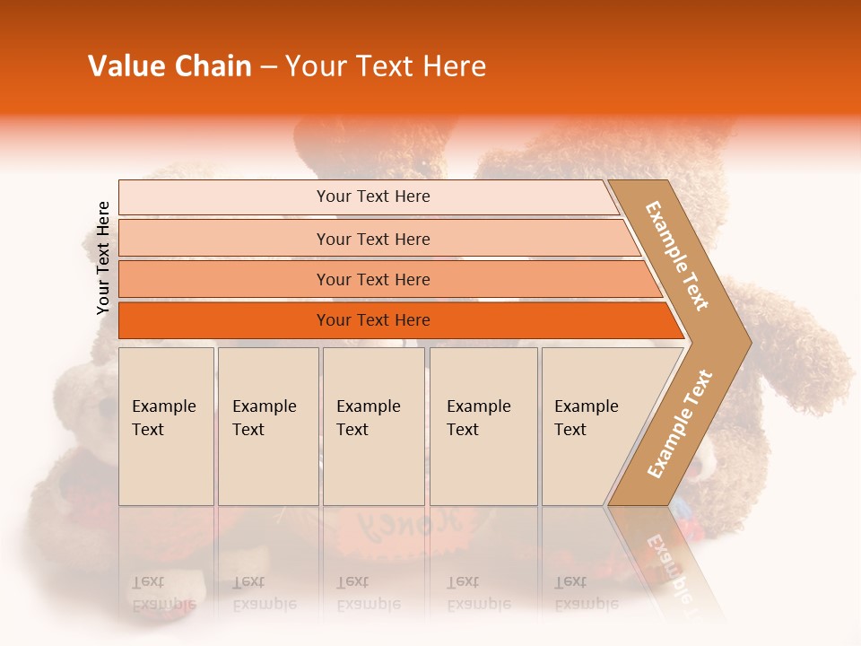Jar Teddy Bear Honey PowerPoint Template