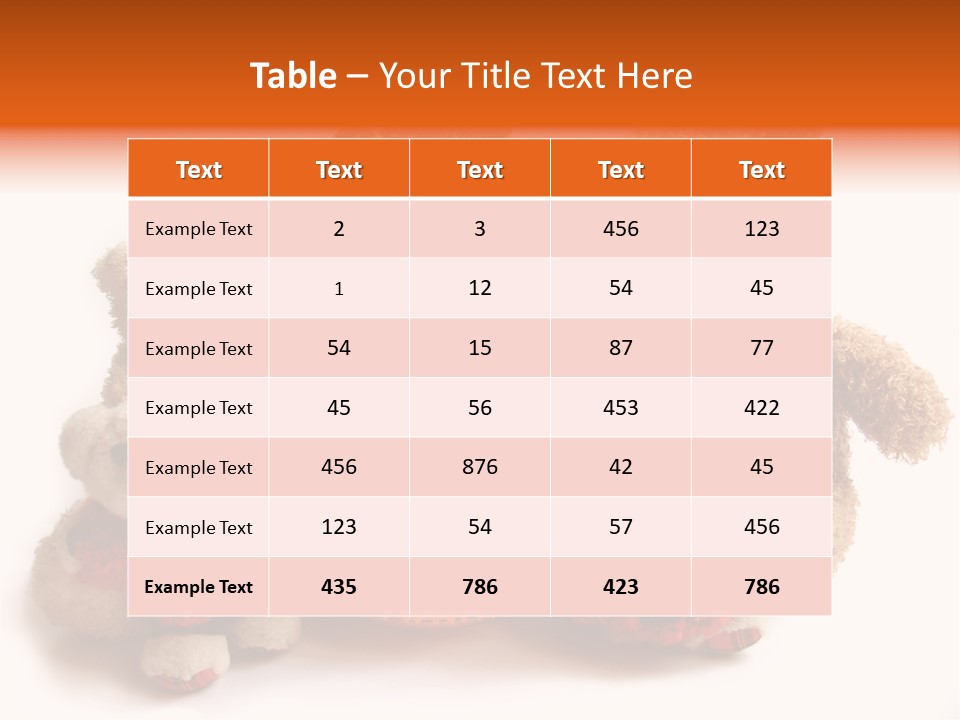 Jar Teddy Bear Honey PowerPoint Template