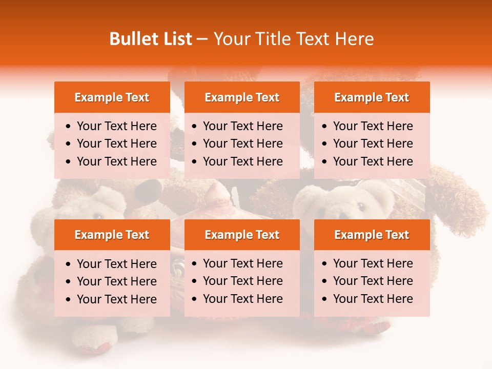 Jar Teddy Bear Honey PowerPoint Template