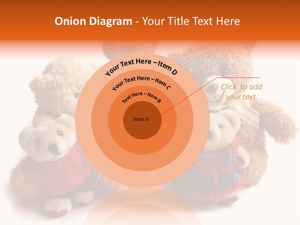 Jar Teddy Bear Honey PowerPoint Template