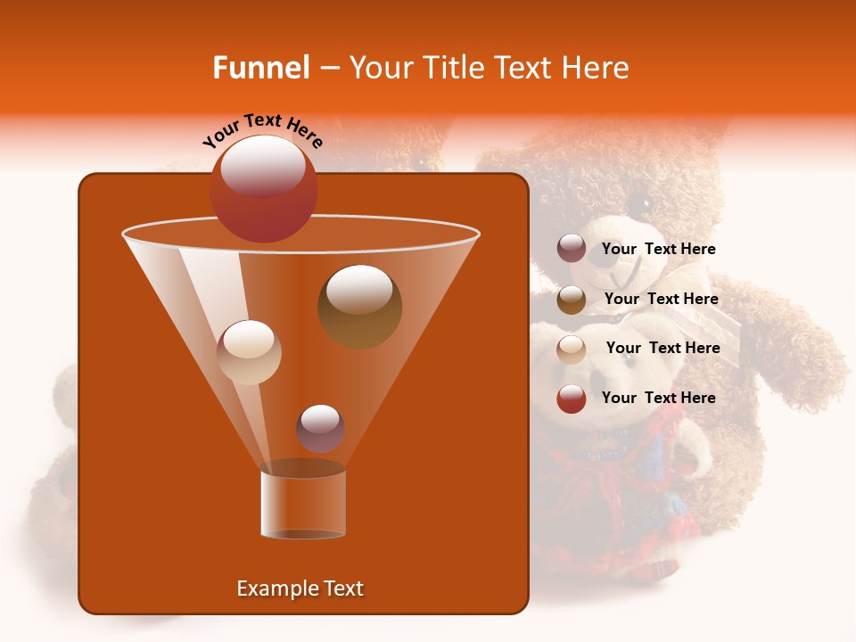 Jar Teddy Bear Honey PowerPoint Template