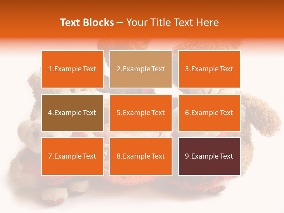 Jar Teddy Bear Honey PowerPoint Template