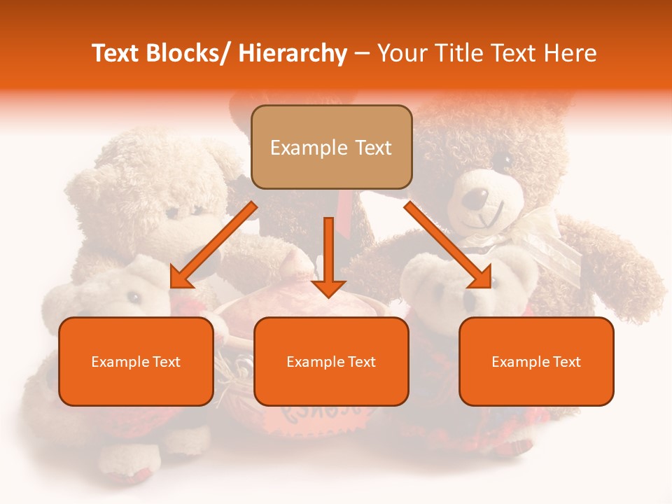 Jar Teddy Bear Honey PowerPoint Template
