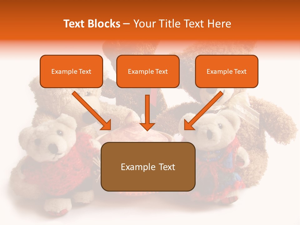 Jar Teddy Bear Honey PowerPoint Template