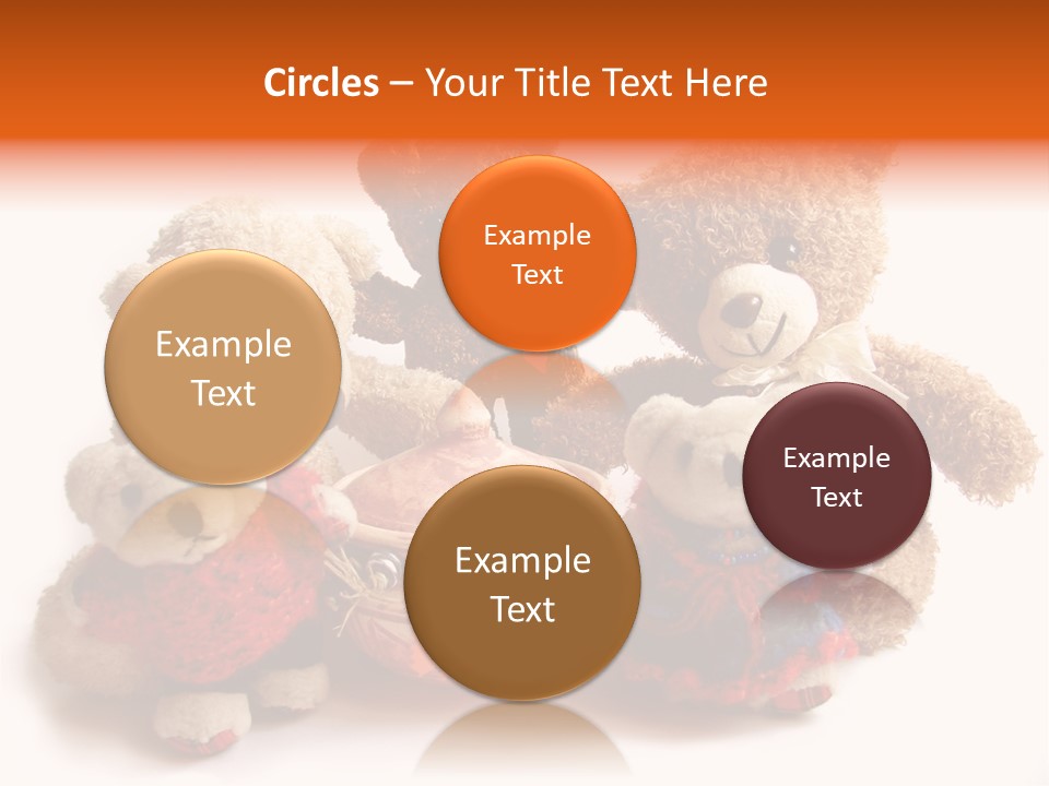 Jar Teddy Bear Honey PowerPoint Template