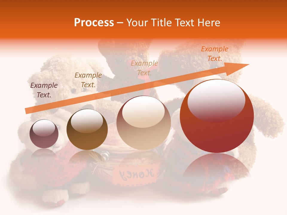 Jar Teddy Bear Honey PowerPoint Template