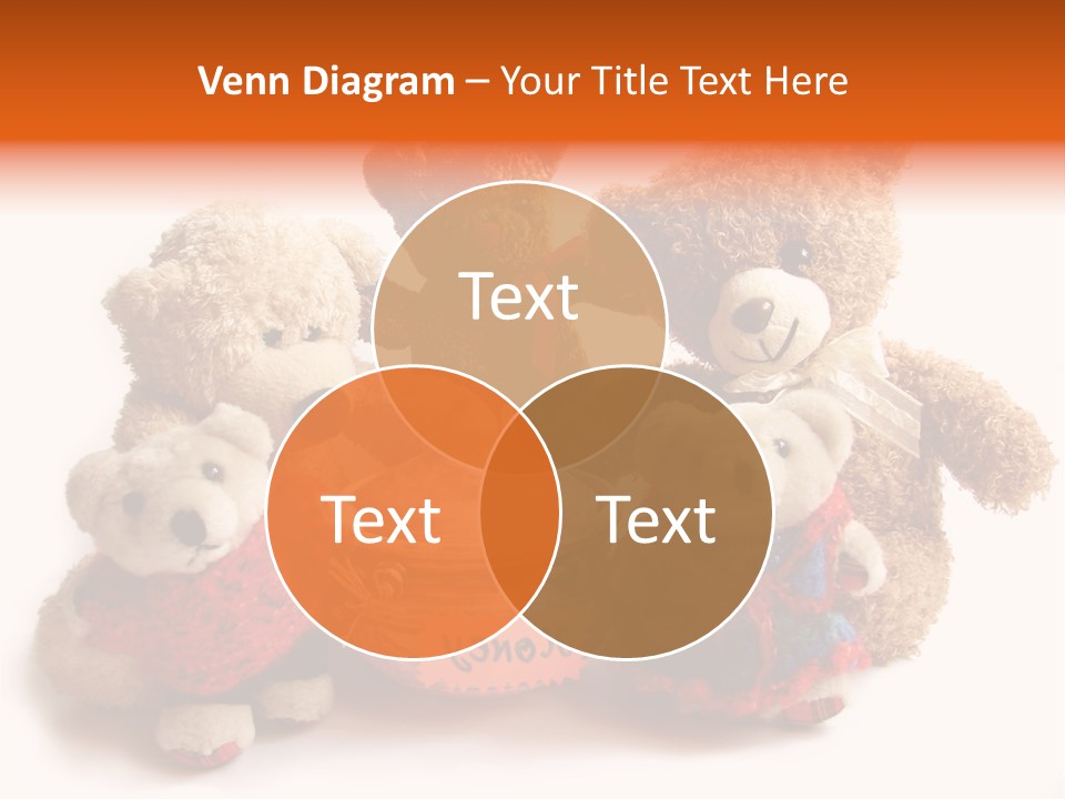 Jar Teddy Bear Honey PowerPoint Template