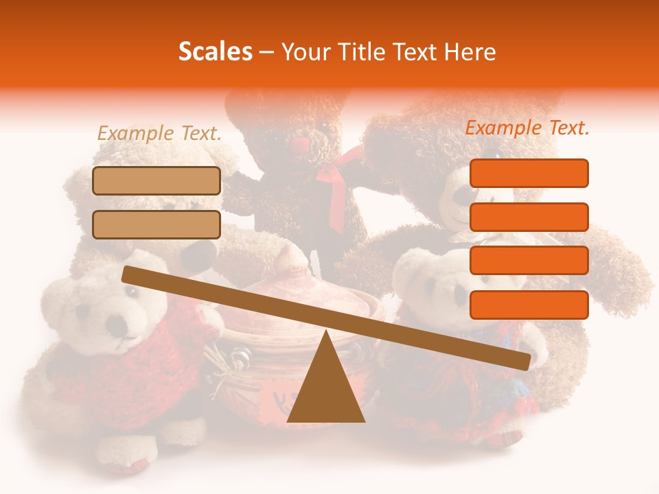 Jar Teddy Bear Honey PowerPoint Template