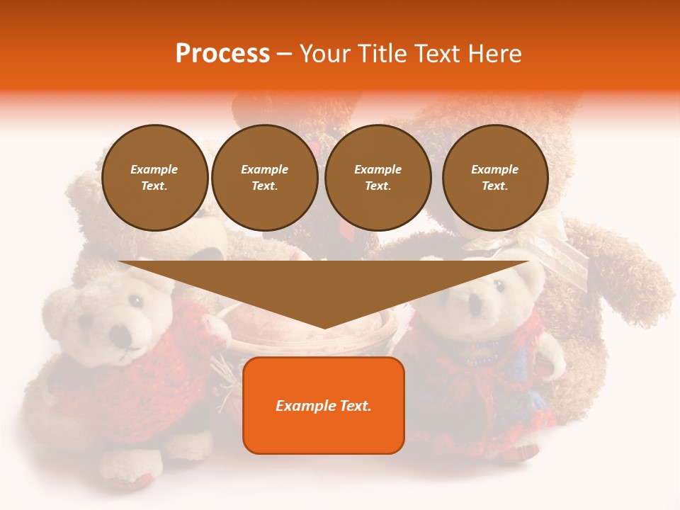 Jar Teddy Bear Honey PowerPoint Template