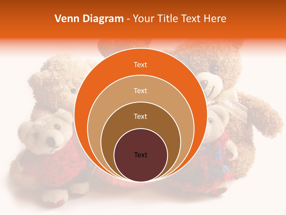Jar Teddy Bear Honey PowerPoint Template