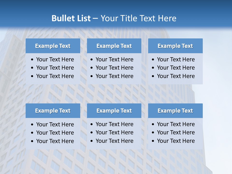 Height Structure Window PowerPoint Template