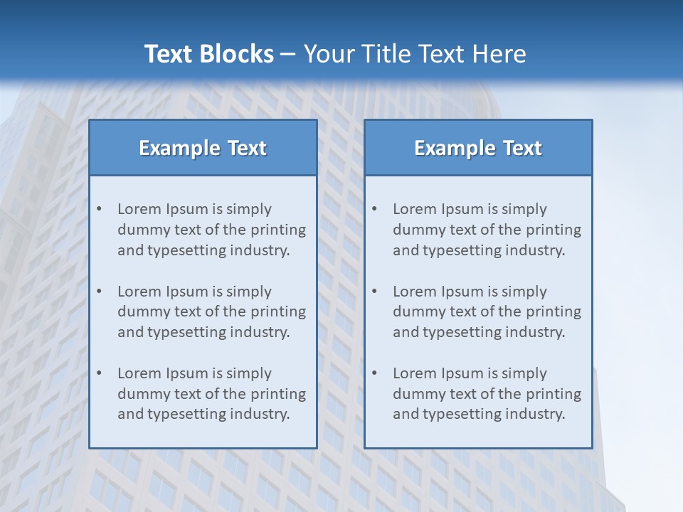 Height Structure Window PowerPoint Template