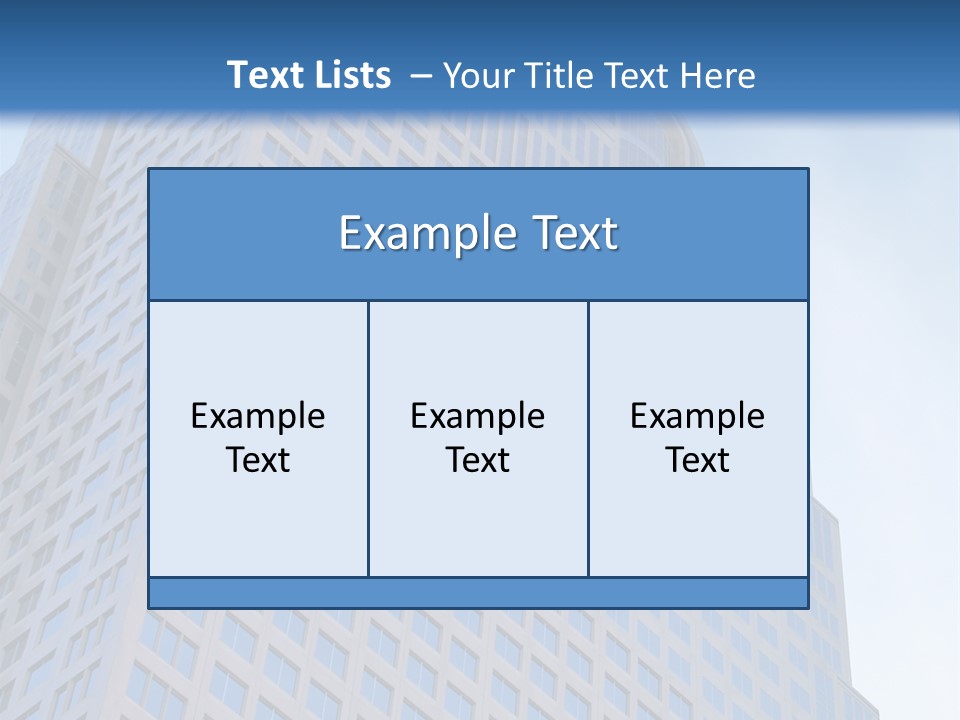 Height Structure Window PowerPoint Template