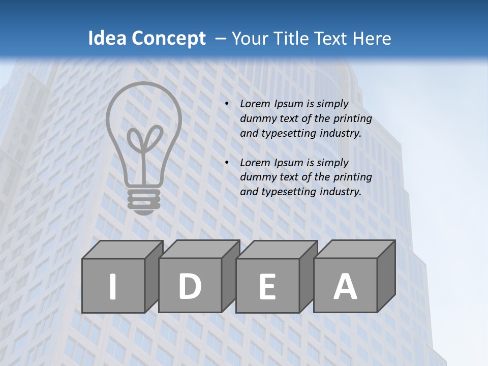 Height Structure Window PowerPoint Template