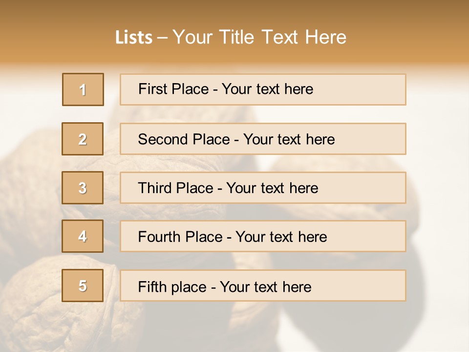 Nature Nut Exposed PowerPoint Template