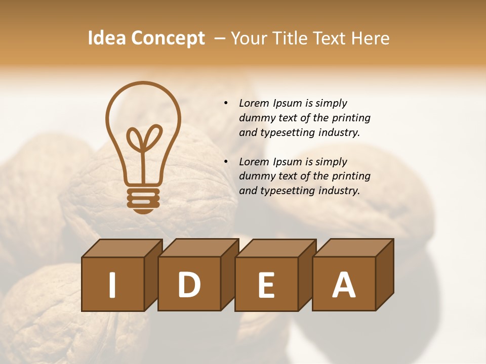 Nature Nut Exposed PowerPoint Template