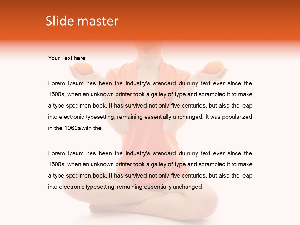 Food Juice Garnish PowerPoint Template