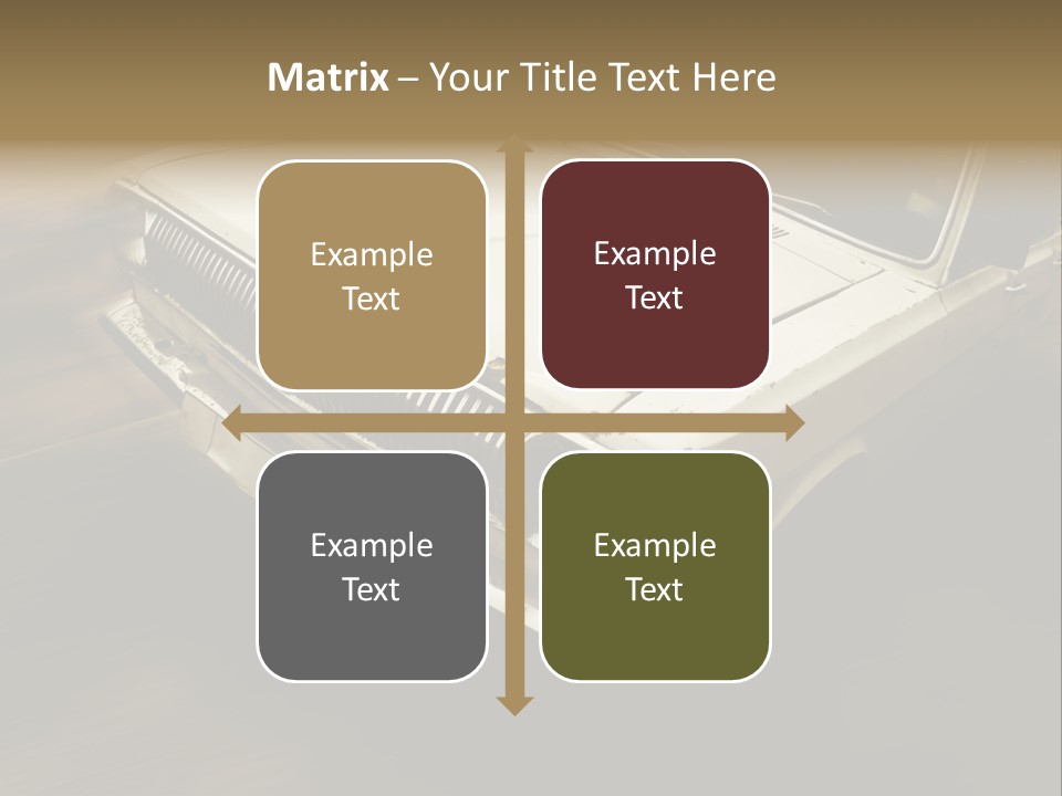 Road City Car PowerPoint Template