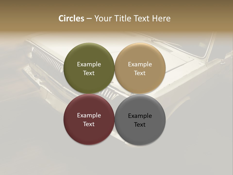 Road City Car PowerPoint Template