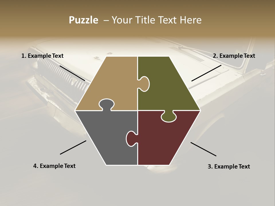 Road City Car PowerPoint Template